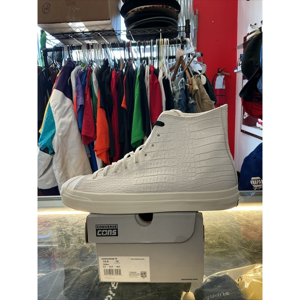Converse Jack Purcell High x Pop Trading Company Croc printEgret 170543C M 10.5